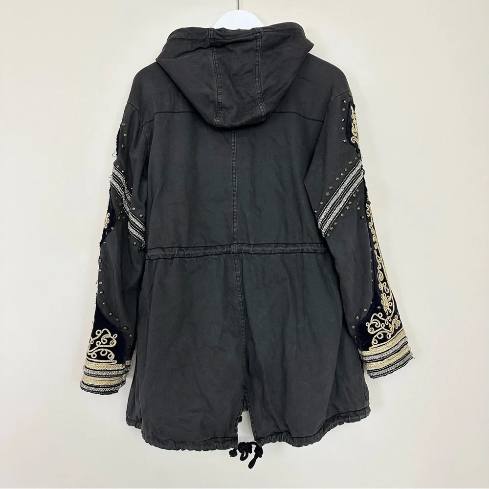 Free People Golden Quills Military Parka in Gray - Picture 12 of 15